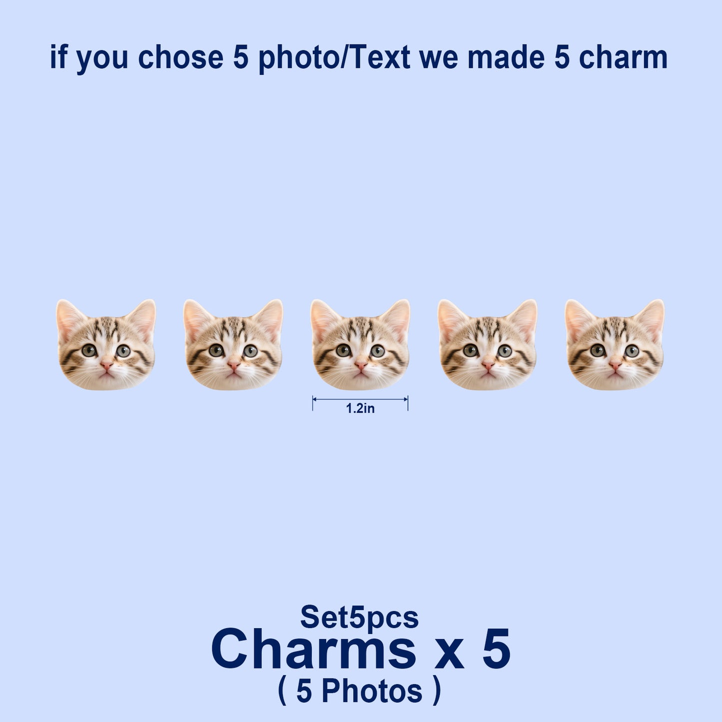 Custom Acrylic Shoe Charms with Photo and Text Personalized Shoe Charms Decoration Party Gifts for Boys Girls Kids Women